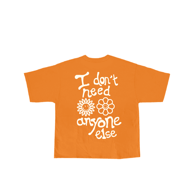 I don&#039;t need anyone else orange